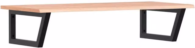 Berkfield Home Wall Mounted Basin Shelf in Brown Oak and Steel – 1