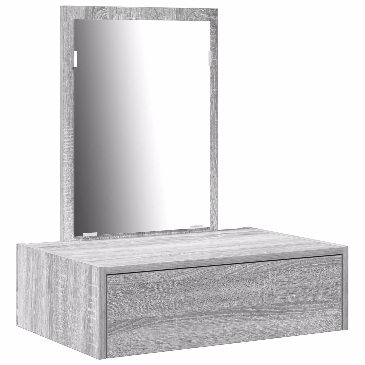 Berkfield Home Wall Hanging Dressing Table in Grey Sonoma, W/D/H: 60 x 40 x 70 cm – 2