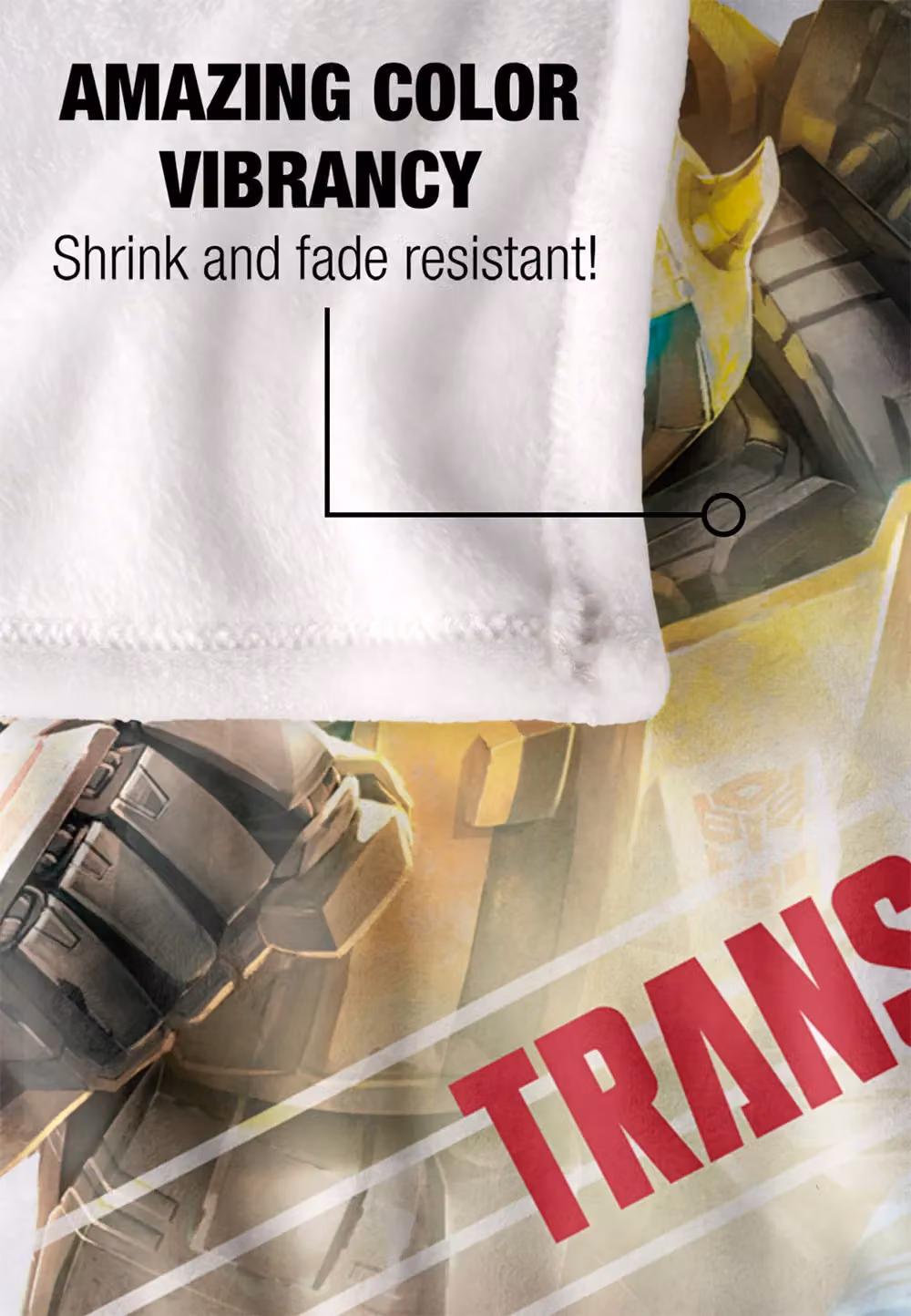LOGOVISION Transformers Cybertron Warriors Super Soft Fleece Throw Blanket, Multicolour, W: 152 cm, D: 127 cm – 6