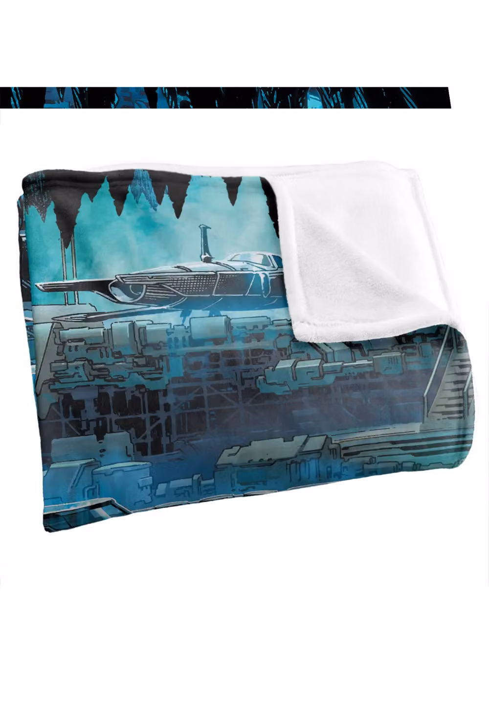 Batman Batcave Silky Touch Super Soft Throw Blanket in White, W/D: 152 x 127 cm – 3