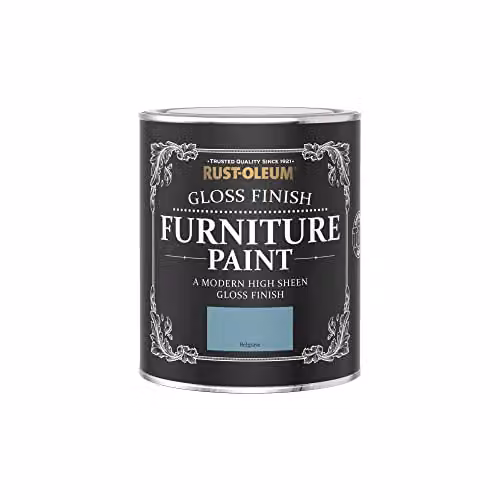 Rust-Oleum Belgrave Blue Gloss Furniture and Skirting Board Paint, 750ml – 3