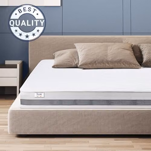 The White Stone Antibacterial Waterfoam Mattress in White, H 20 cm x W 170 cm x D 185 cm – 3