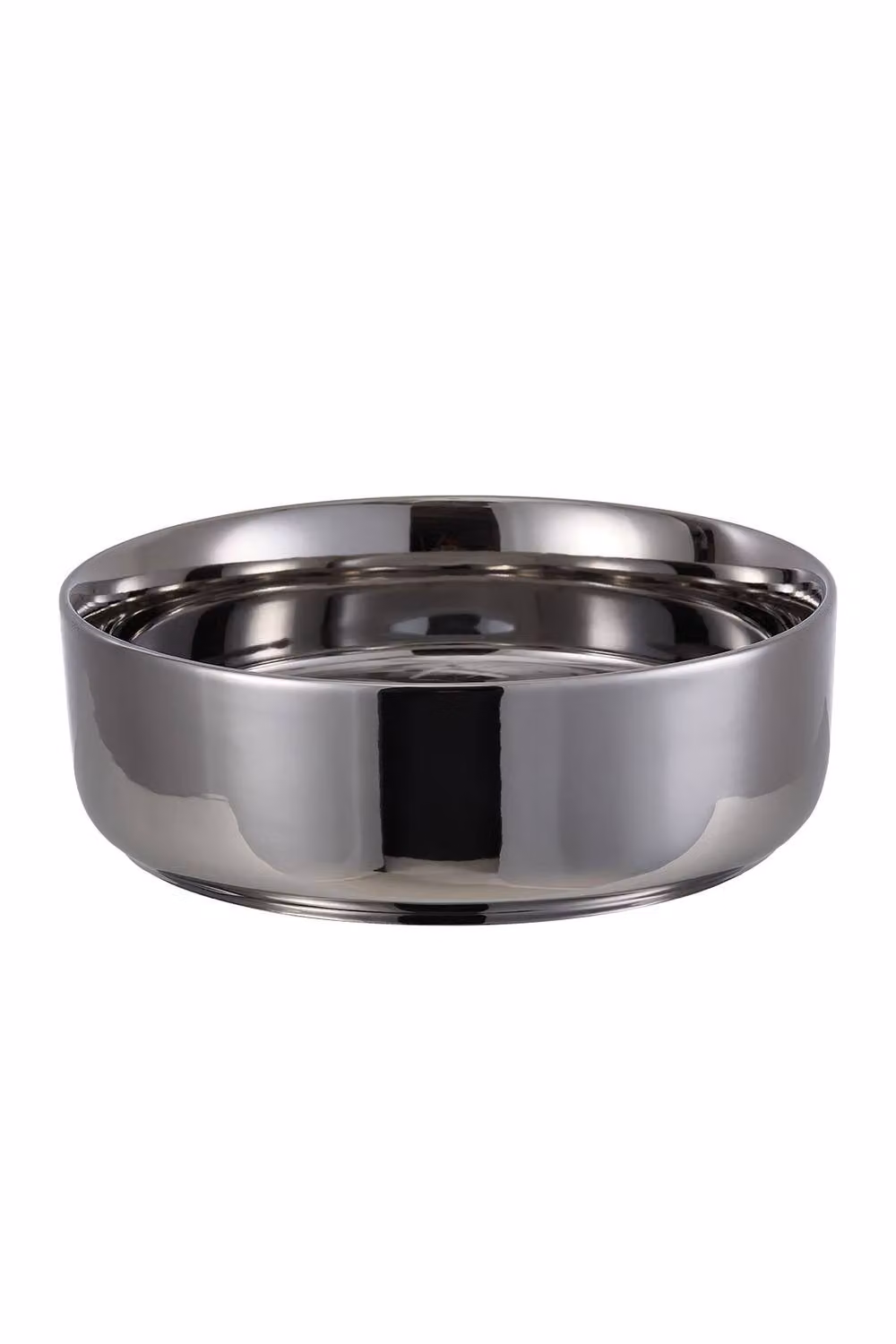 Living and Home Round Ceramic Countertop Vessel Washbasin Sink in Silver – 2