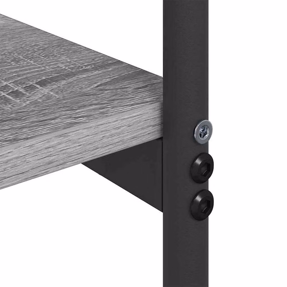 Berkfield Home Grey Sonoma Console Table, W: 101 cm, D: 35 cm, H: 80.5 cm – 3