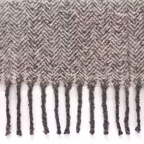 Furn Weaver Woven Geometric Herringbone Throw in Blue, W/D/H: 130 x 180 cm – 3