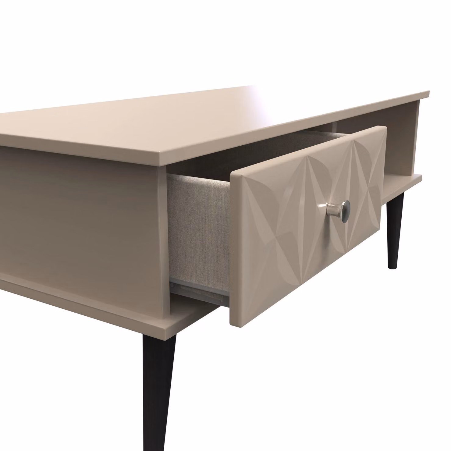 Ready Assembled 2 U Toledo 1 Drawer Coffee Table in Light Brown – 2