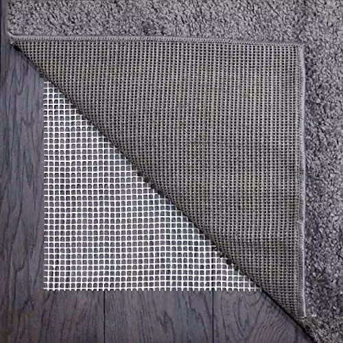 THE RUGS Non-Slip Rug Gripper Underlay, White or Beige, W/D: 120 x 120 cm – 1