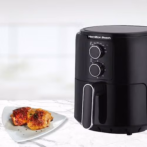 Hamilton Beach SimpliFry 4.2L Hot Air Fryer with Timer in Black – 2
