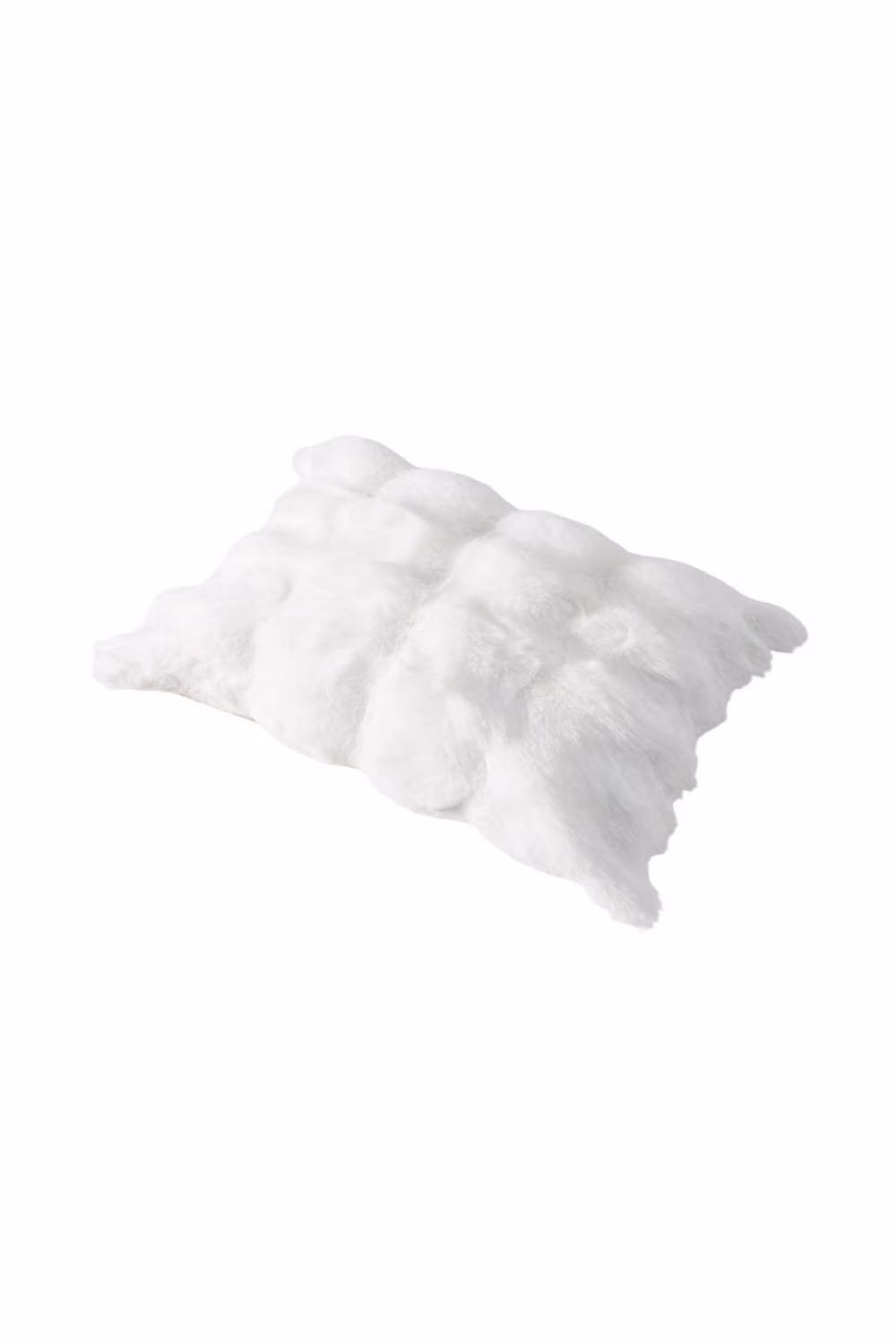 Living and Home Plush Throw Pillow Cover in White – 3