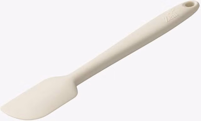 Zeal Small Silicone Baking Spatula, Heat Resistant and Non-Scratch, Beige, 20 cm