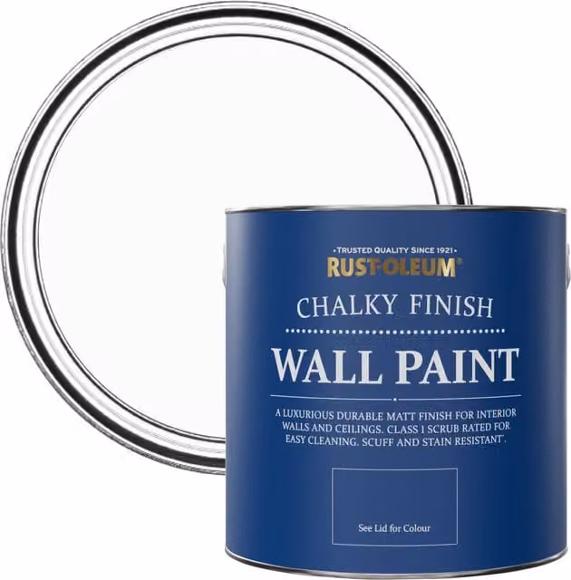 Rust-Oleum Moonstone Matt Water-Based Chalky Wall Paint, 2.5 l – 1