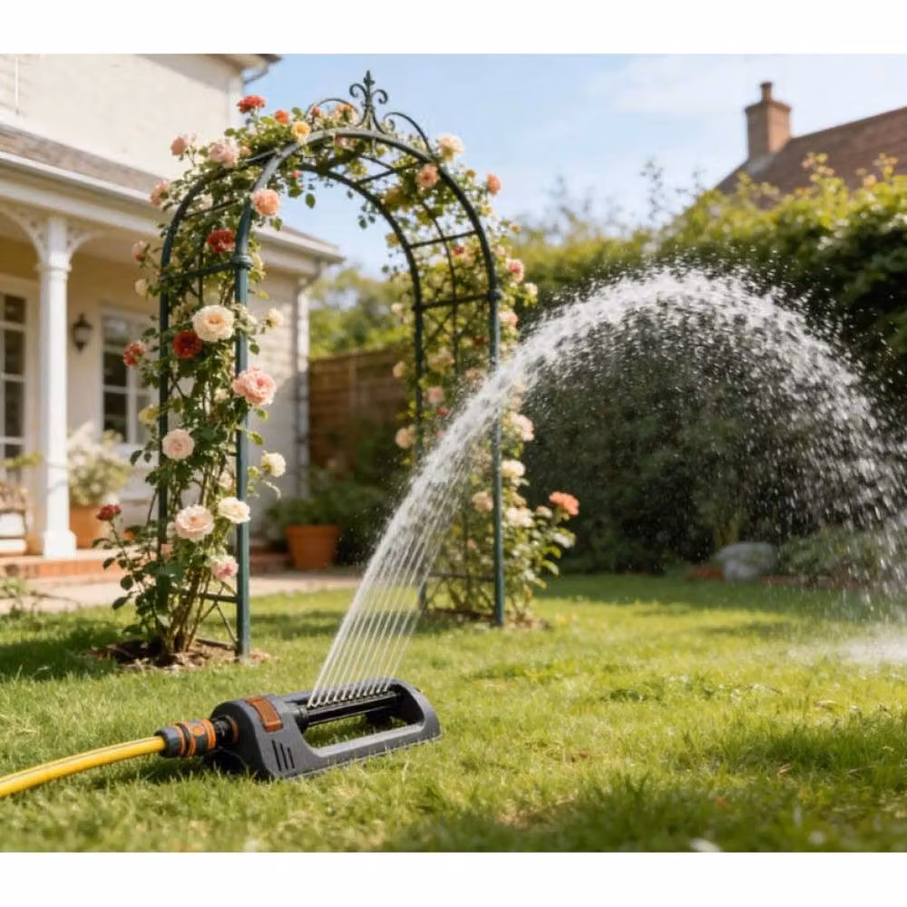 SPETLEK Black Oscillating and Adjustable Sector Water Tool for Lawn and Yard Watering, 100g – 2