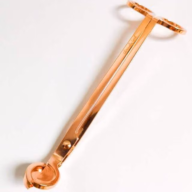 Gloriously Good Red and Gold Metal Wick Trimmer