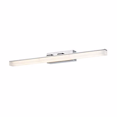 Netlighting Modern LED Wall Lamp in Chrome and Silver with Warm White 3000K 840lm