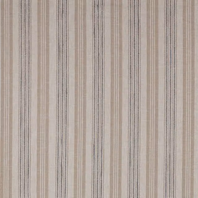 Terrys Modern Striped Cotton Fabric in Beige