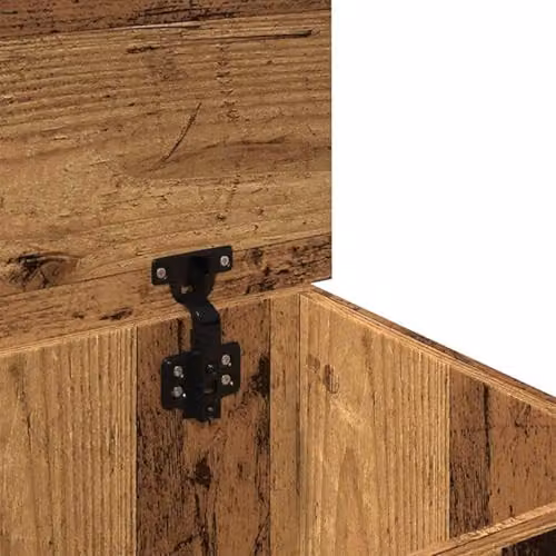 vidaXL Storage Box in Old Wood Brown, W/D/H: 50 x 30 x 28 cm – 5