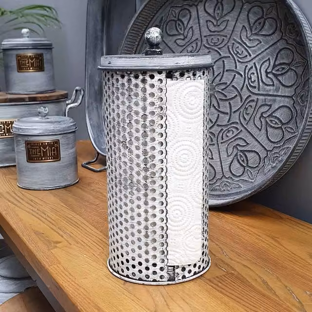 The Mia UK Stone Series Paper Towel Holder - Grey