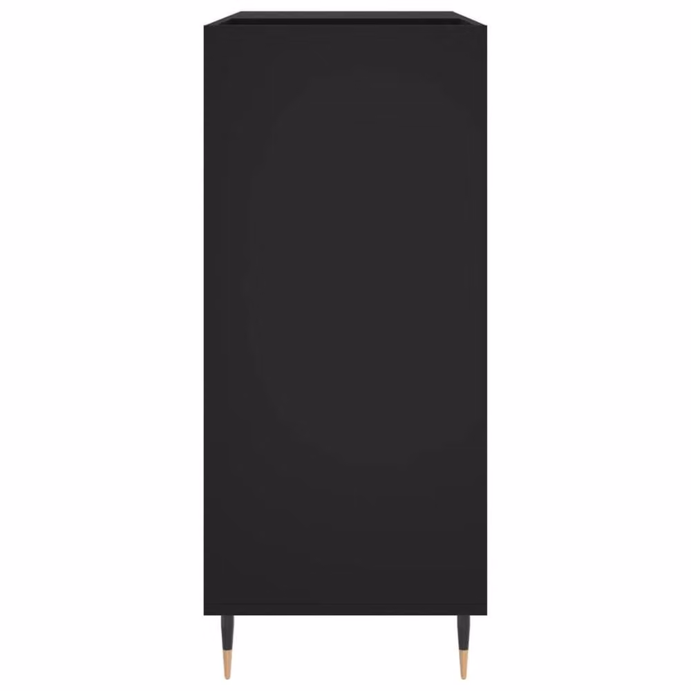 Berkfield Home Industrial Record Cabinet in Black, W: 84.5 cm, D: 38 cm, H: 89 cm – 4