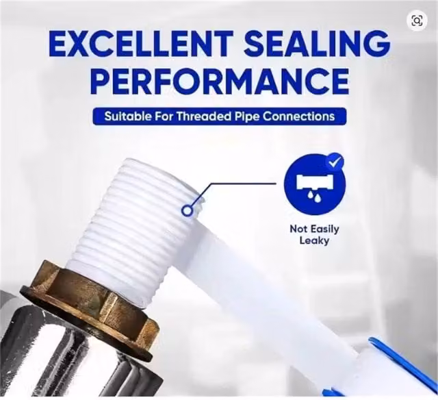 NESTLUNE White PTFE Waterproof Plumbers Sealing Tape