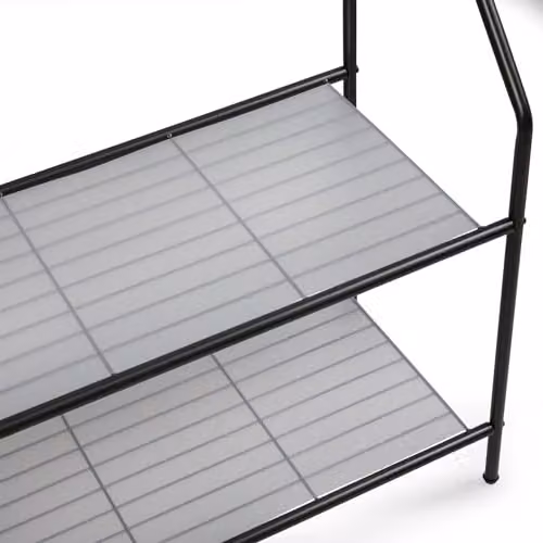 House of Home Heavy Duty Metal Clothes Rail in Matt Black, H: 150 cm, W: 120 cm, D: 45 cm – 2