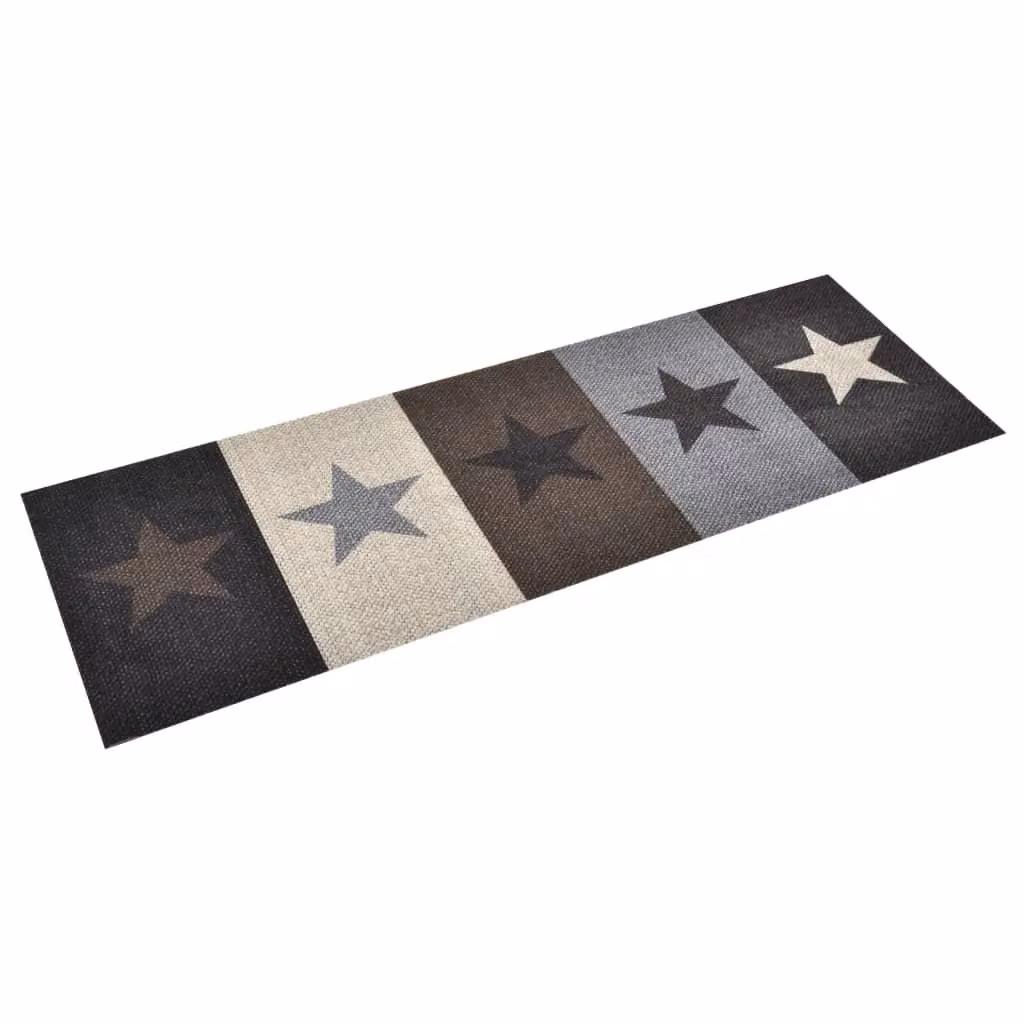 Berkfield Home Washable Stars Kitchen Carpet, Multicolour, W: 60 cm, L: 300 cm – 2