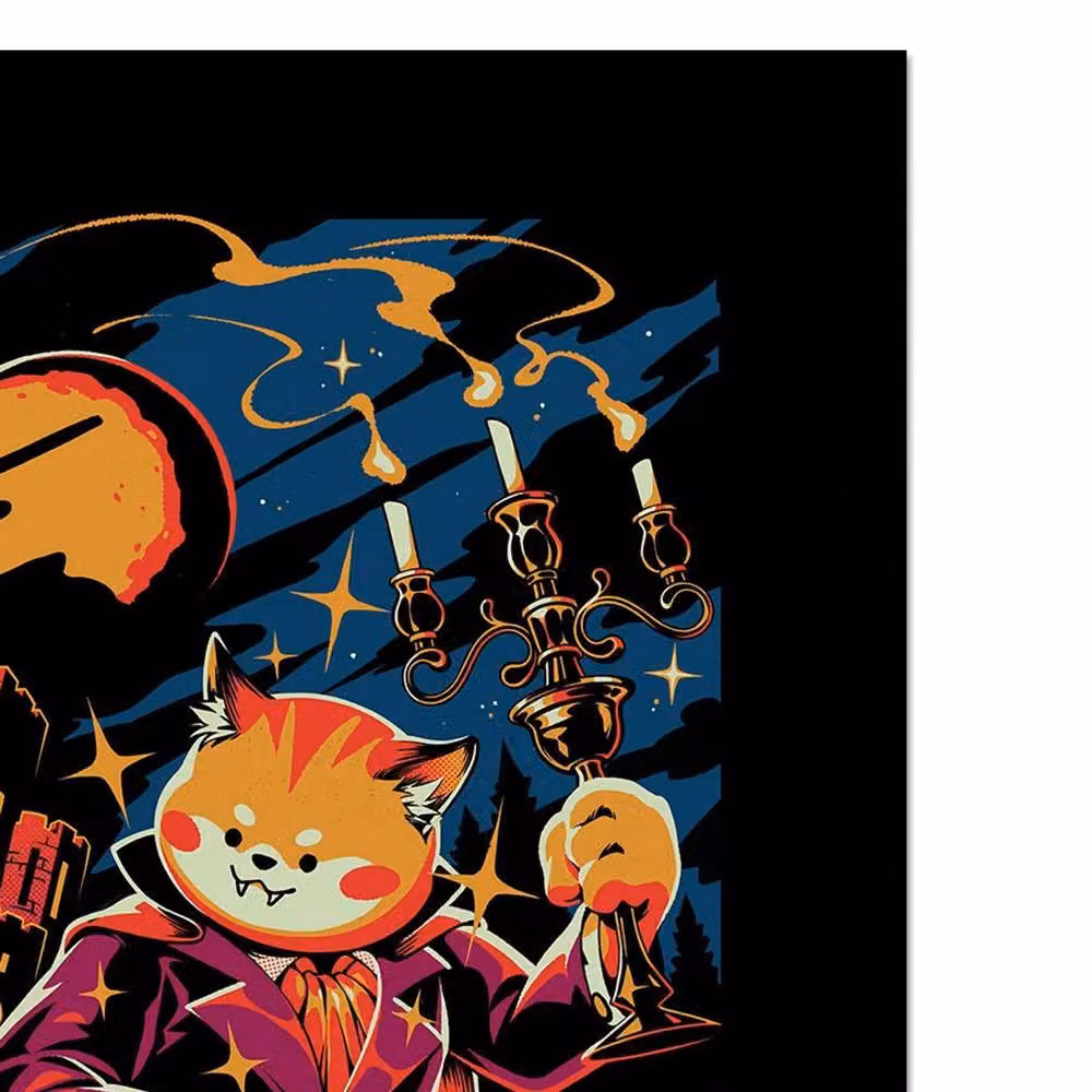 Ilustrata Catula Multicolour Framed Paper Poster in Black – 2