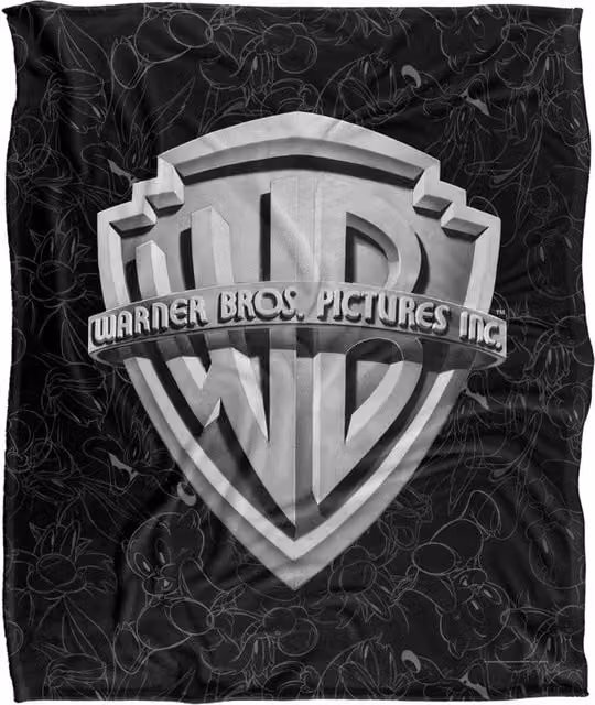 Warner Brothers Looney Tunes Silky Touch Super Soft Fluffy Throw Blanket, White, W: 152 cm, D: 127 cm – 1