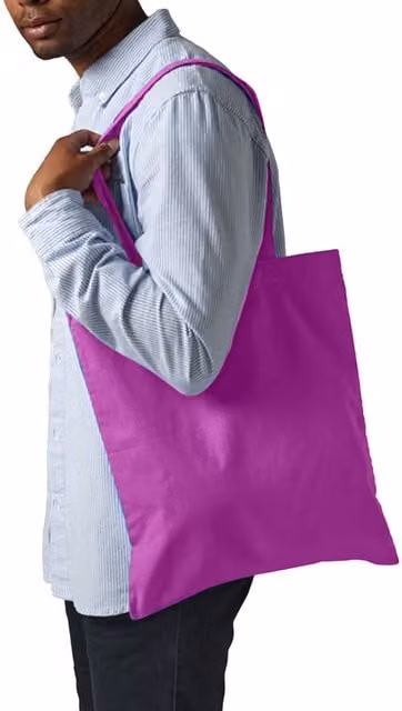 Westford Mill Bag For Life Pack of 2 in Pink and Purple, 10 Litres