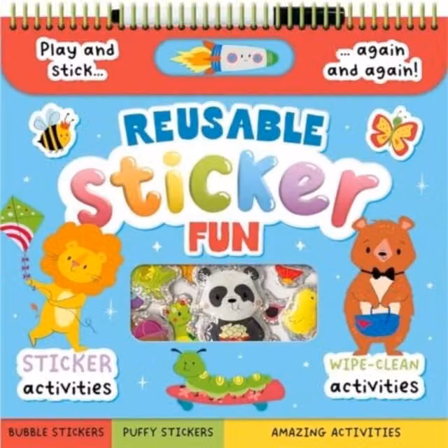 Igloo Books Ltd Reusable Sticker Fun Multicolour Paperback Book