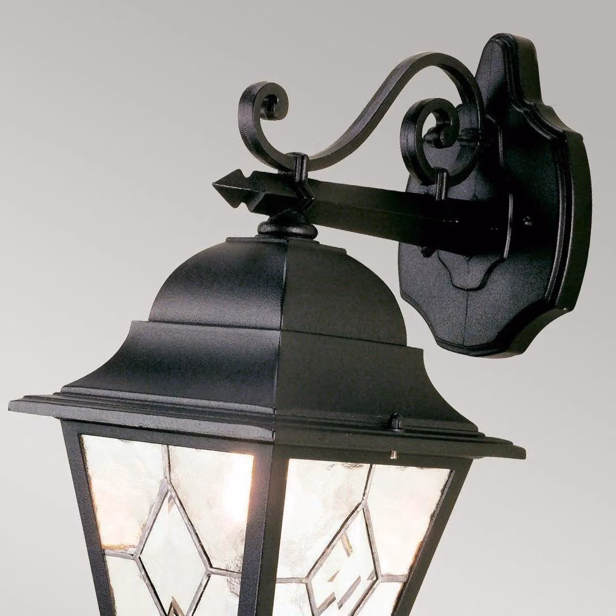 Netlighting Norfolk Black Outdoor Wall Lantern Light IP43 E27 – 2