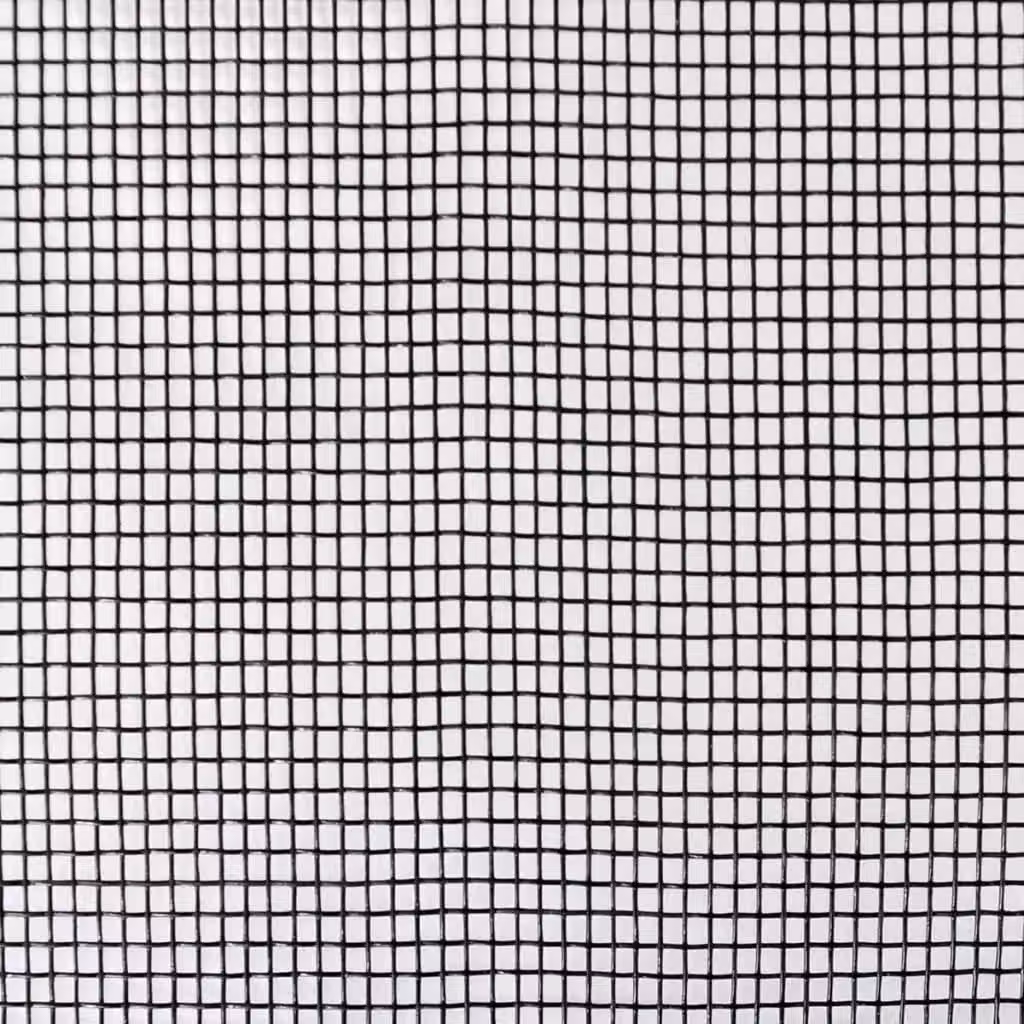 Berkfield Home Black Fibreglass Mesh Screen, W: 100 cm, L: 500 cm – 4