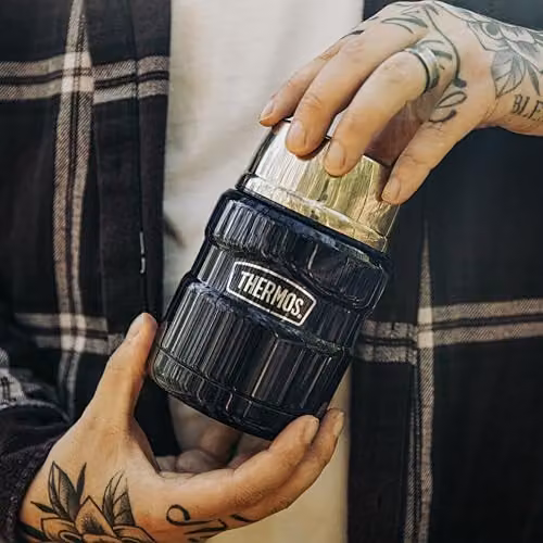 Thermos Stainless King Food Flask, Midnight Blue, 470ml – 7