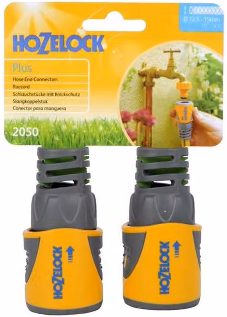 Hozelock Grey Plastic 15 mm Hose Tail