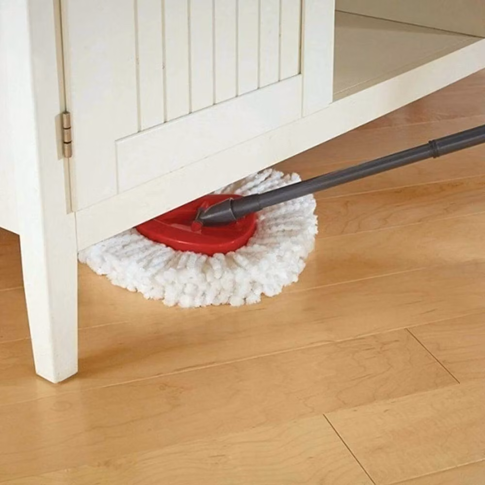 Vogrex 6-Piece Turbo Microfibre Mop Refill Heads for Vileda Easy Wring, White – 2