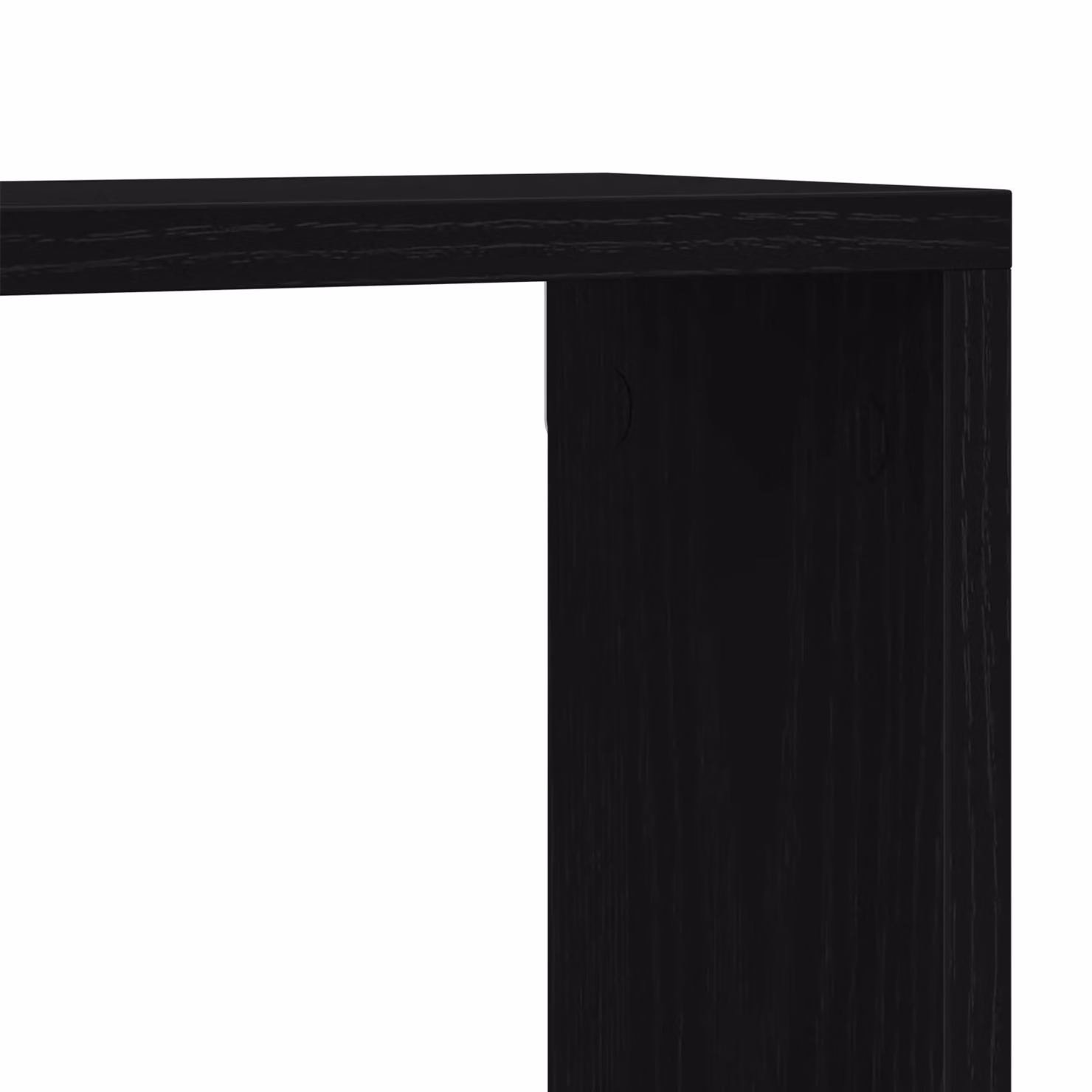 Berkfield Home Black Oak Wall Cabinet, W: 76 cm, D: 15 cm, H: 53 cm – 4
