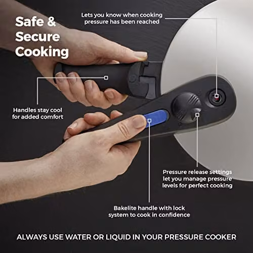Tower Express Pressure Cooker in Silver – 2