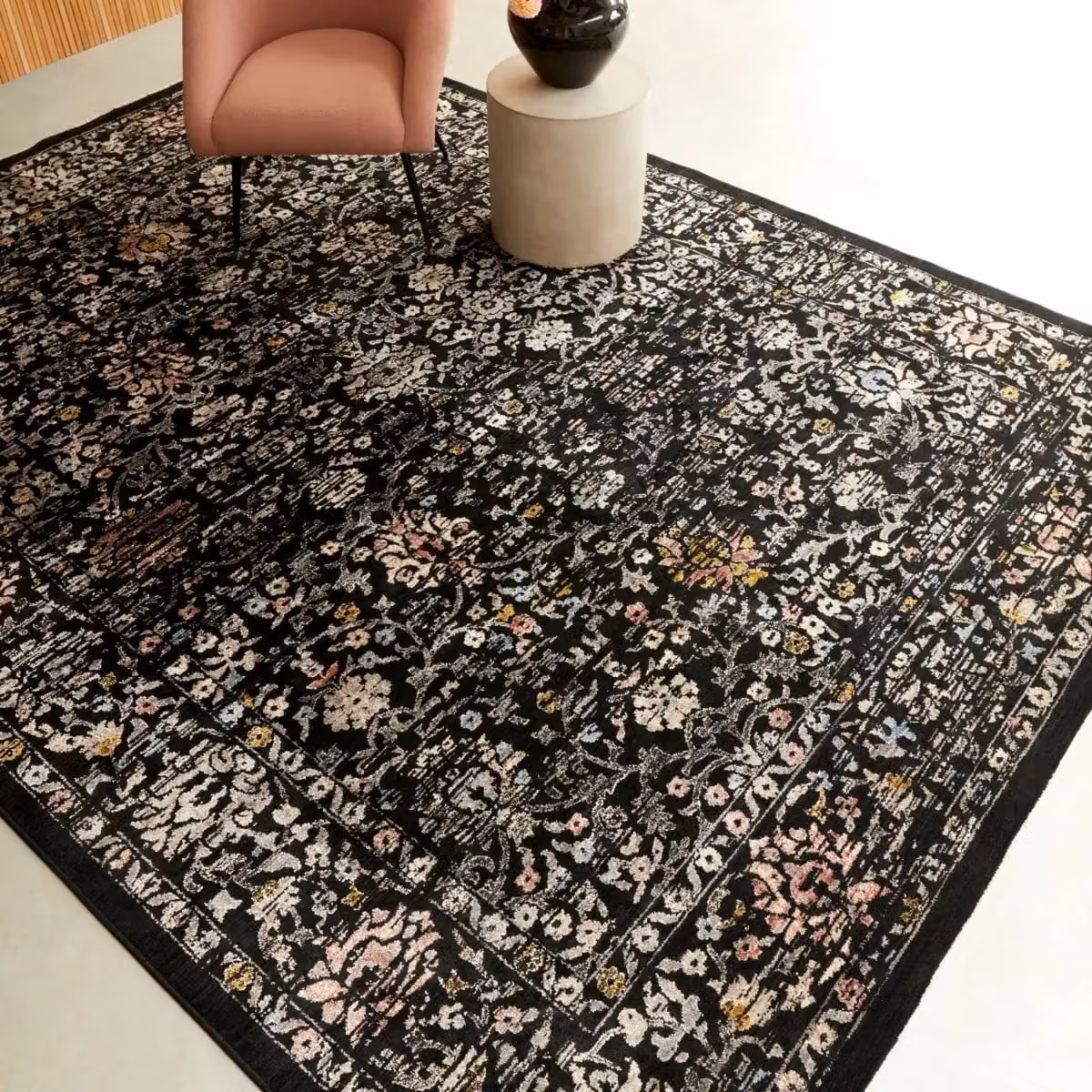 The Rug Shop UK Black Traditional Machine Woven Border Rug W: 240 cm, D: 330 cm – 3