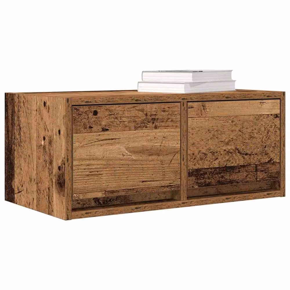Berkfield Home Rustic TV Cabinet in Brown, W/D/H: 60 x 31 x 25.5 cm – 3
