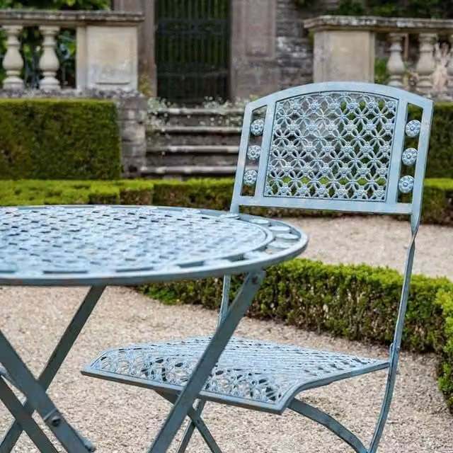 Ascalon Design Ltd Marlborough 3pc Bistro Set in Green, W/D/H: 60 x 60 x 70 cm – 1