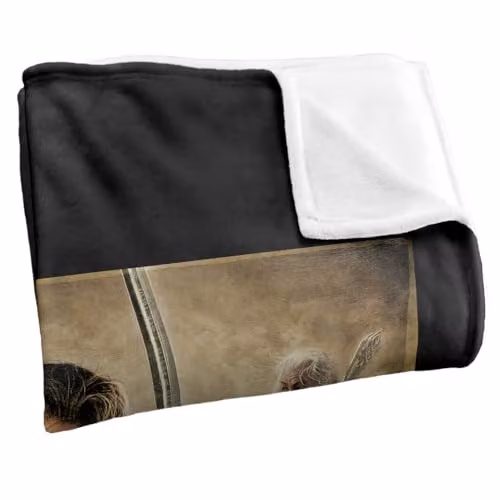 LOGOVISION Lord of the Rings Return of the King Poster Print Super Soft Fleece Throw Blanket, Multicolour, W: 91.44 cm, L: 147 cm – 2