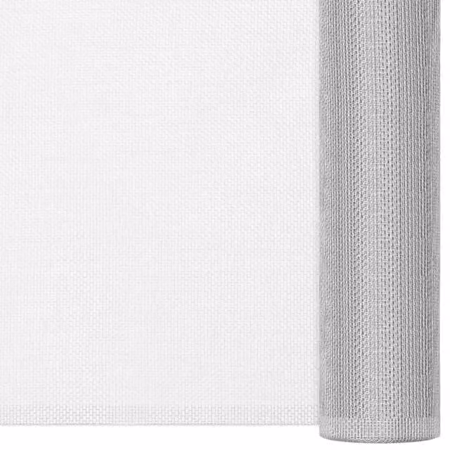 Berkfield Home Aluminium Mesh Screen, Silver, W: 80 cm, H: 2000 cm