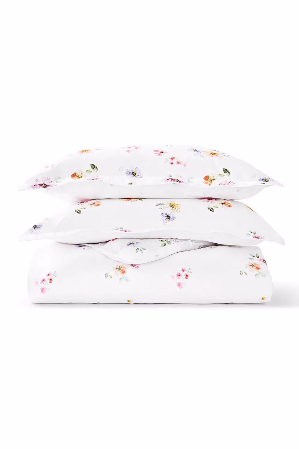CHRISTY Arabella Classic Floral Reversible Cotton Duvet Cover Set in Cream and Beige, W/D/H: 200 x 200 cm – 2