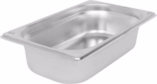 Argon Tableware Stainless Steel Gastronorm Container, 1.5 l, Silver, Height: 6.5 cm