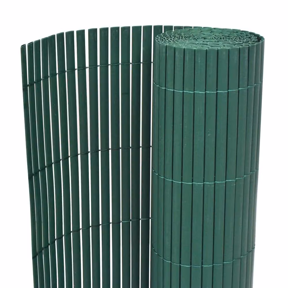 Berkfield Home Double-Sided PVC Garden Fence, Green, H: 90 cm, W: 500 cm – 2