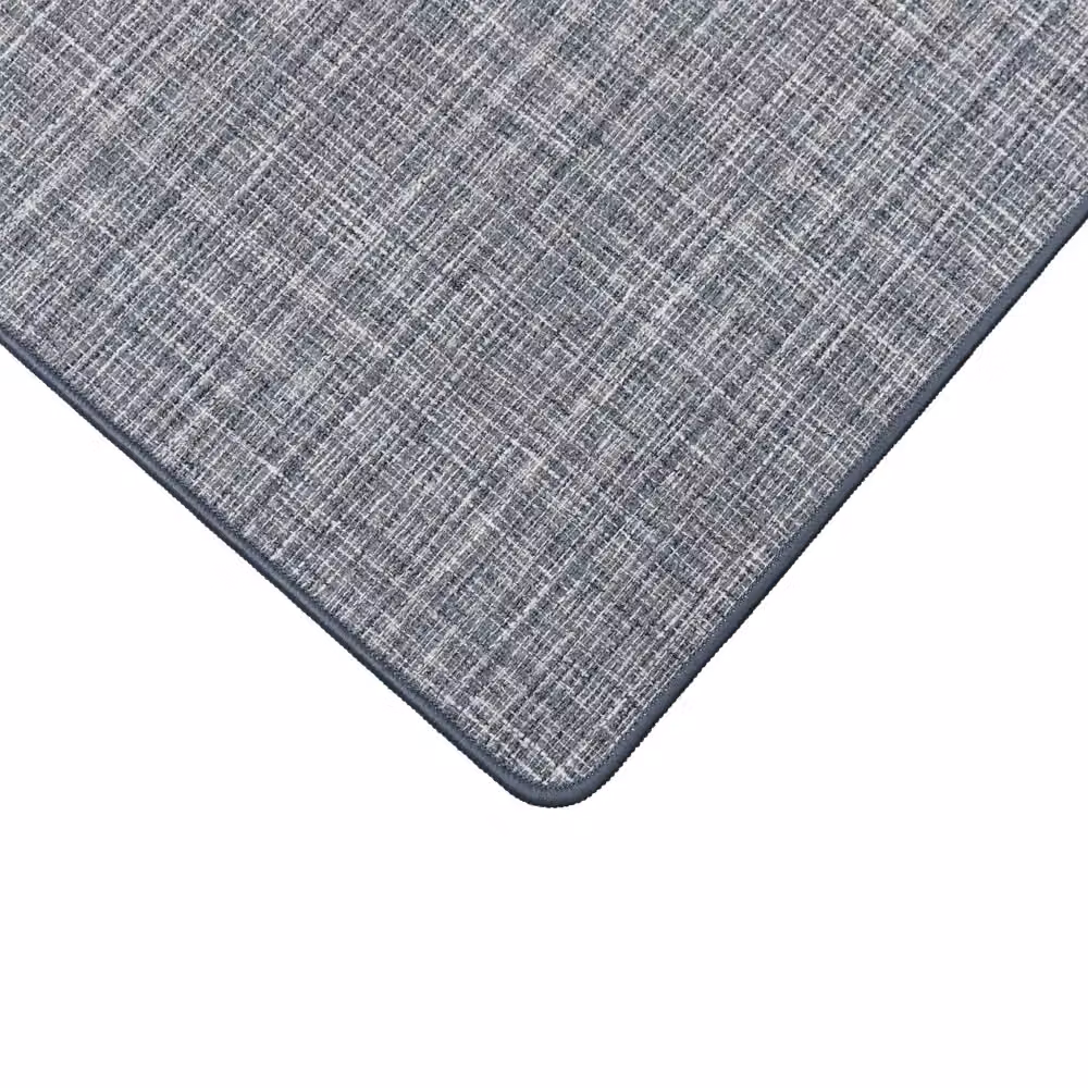 JVL Elegance Machine Washable Non-Slip Grey Mat and Runner, W: 50 cm, L: 150 cm – 3