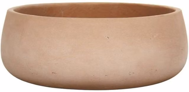 KDMD Hortus Classic Corsica Planter Tub in Beige, Sand or Brown, H: 9 cm, W: 24 cm, D: 24 cm – 1