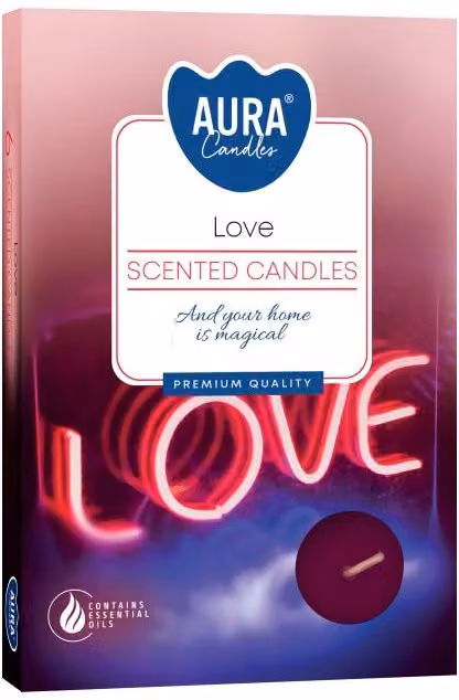 KDMD Set of 6 Scented Tealights - Love in Blue – 1