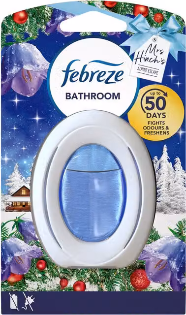 Febreze Mrs Hinch Bathroom Air Freshener Alpine Escape Blue