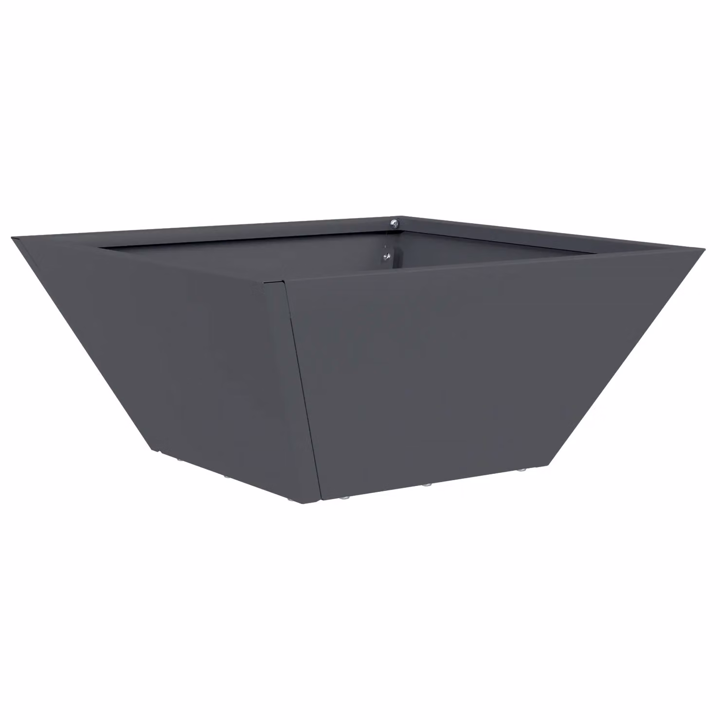 Berkfield Home Garden Bowl Planter Tub in Anthracite and Multicolour, W/D/H: 35 x 35 x 15 cm – 2