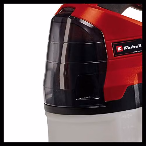 Einhell Power X-Change Cordless Electric Pressure Sprayer with 3.5 l Tank in Red, Silver and Transparent – 5